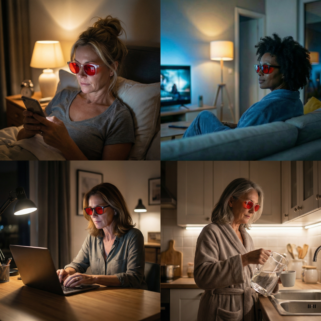 Onvoia MoonSleep™ Rotlichtbrille